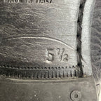 Prada Short Boots 5.5 Black Side Gore Leather — view 5