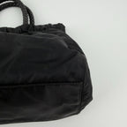 Prada Pocono Handbag Black Nylon Vintage — view 9