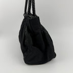 Prada Pocono Handbag Black Nylon Vintage — view 3