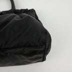 Prada Pocono Handbag Black Nylon Vintage — view 7