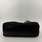 Prada Pocono Tote Black Nylon Leather Vintage — view 7