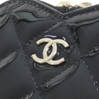 Chanel Coin Case Coin Purse Black — view 3