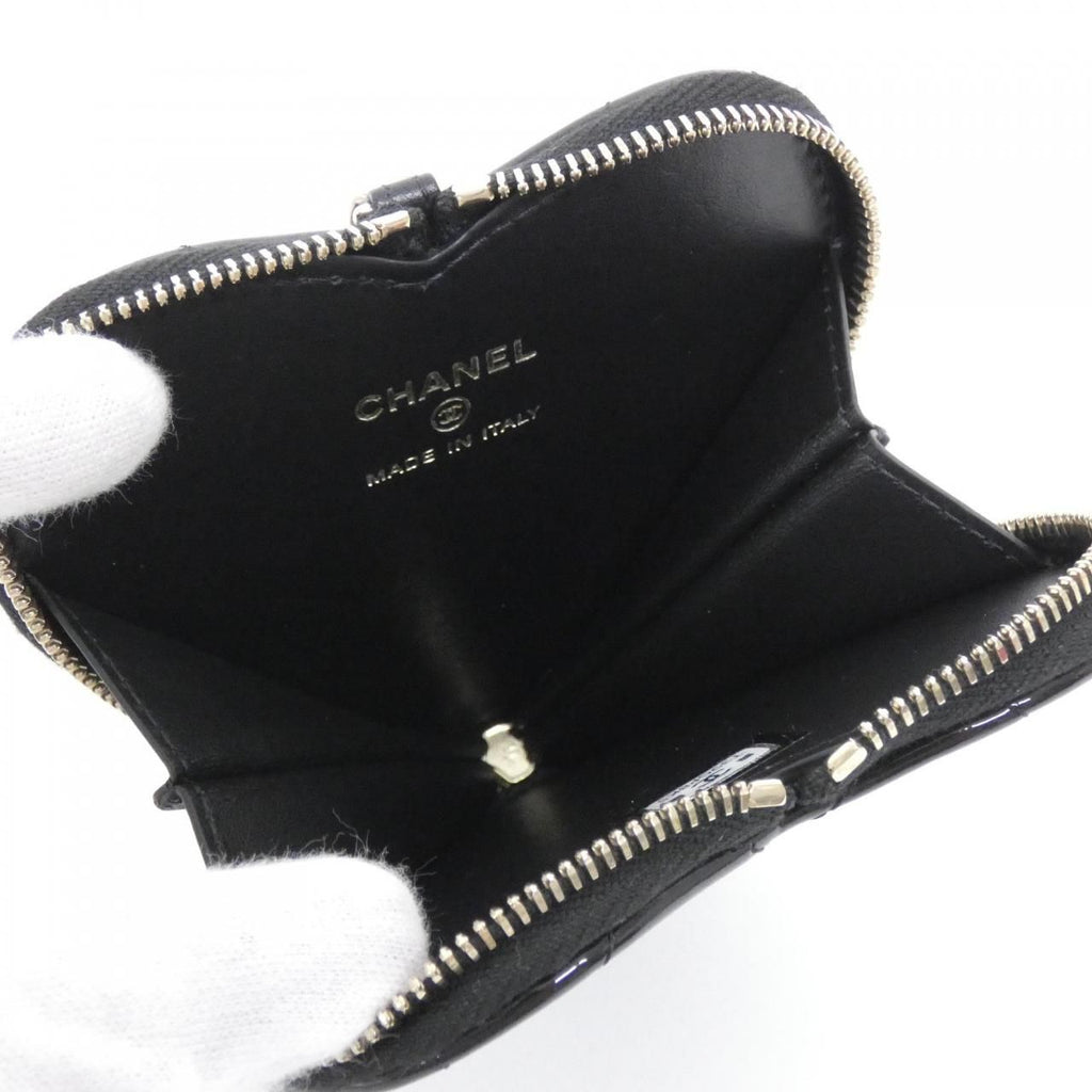 Chanel Coin Case Coin Purse Black — view 6