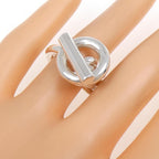 Hermes Croisette Ring Silver