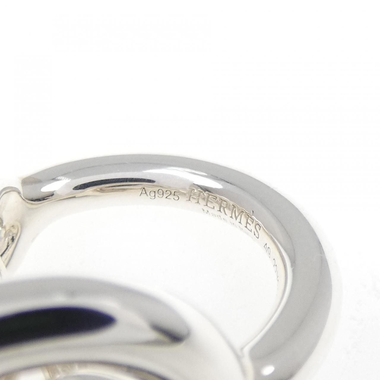 Hermes Croisette Ring Silver