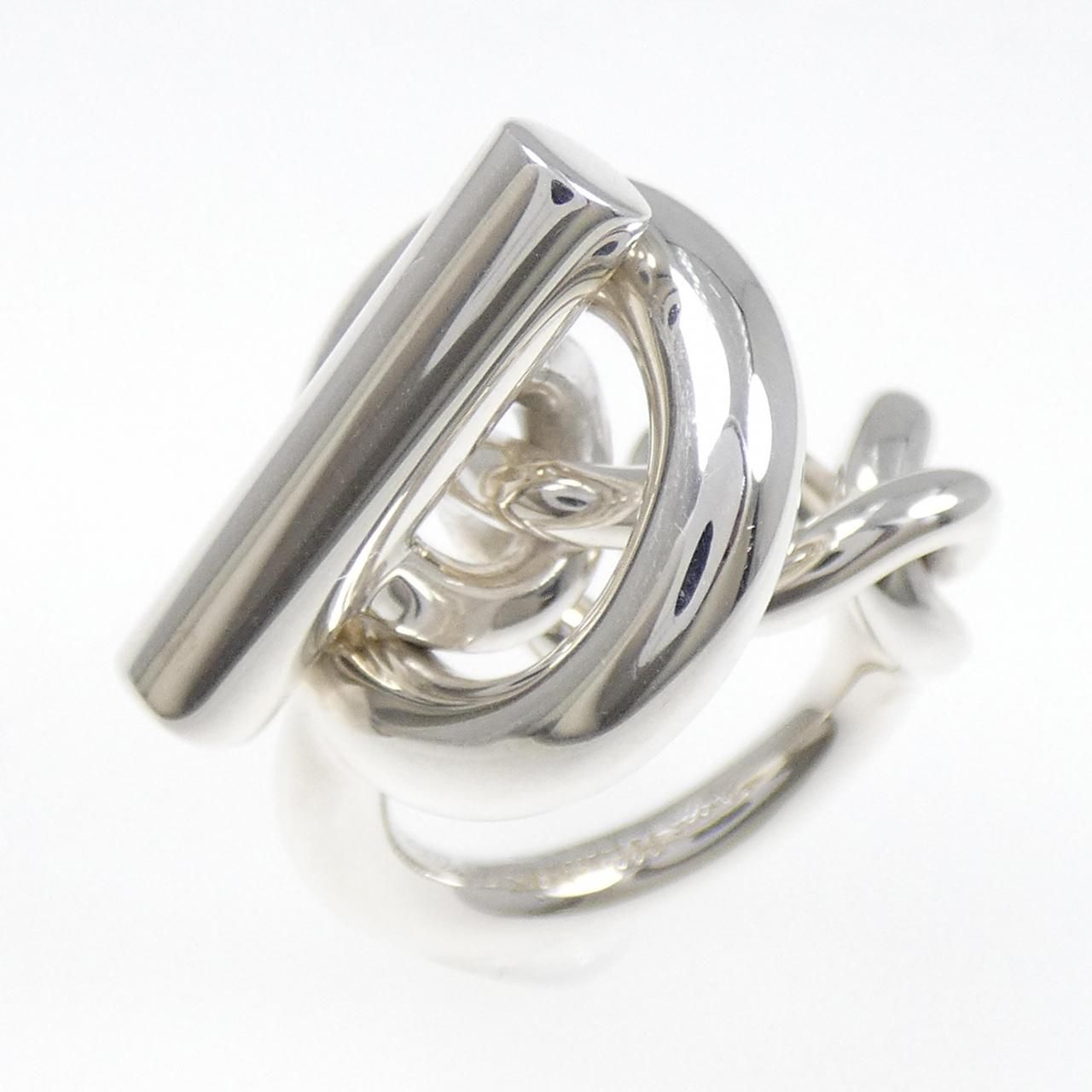 Hermes Croisette Ring Silver