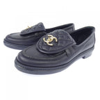 Chanel Loafers Turnlock Quilted Shoes — view 3