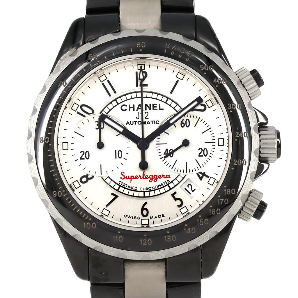 Chanel Superlegger la Chronograph Ceramic Aluminum Automatic Winding Watch