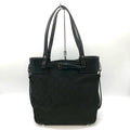 Gucci GG Canvas Tote Leather Black