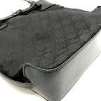 Gucci GG Canvas Tote Leather Black — view 5
