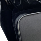 Saint Laurent Paris Sac City Backpack Velour Black — view 7