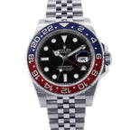 Rolex GMT Master 2 Date Roulette Watch Black Dial