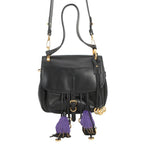 Prada Shoulder Bag Col Leather Black 2-Way