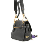 Prada Shoulder Bag Col Leather Black 2-Way — view 2