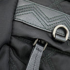 Prada Shoulder Bag Triangle Logo Quilted Nylon Black — view 6