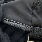 Prada Shoulder Bag Triangle Logo Quilted Nylon Black — view 7