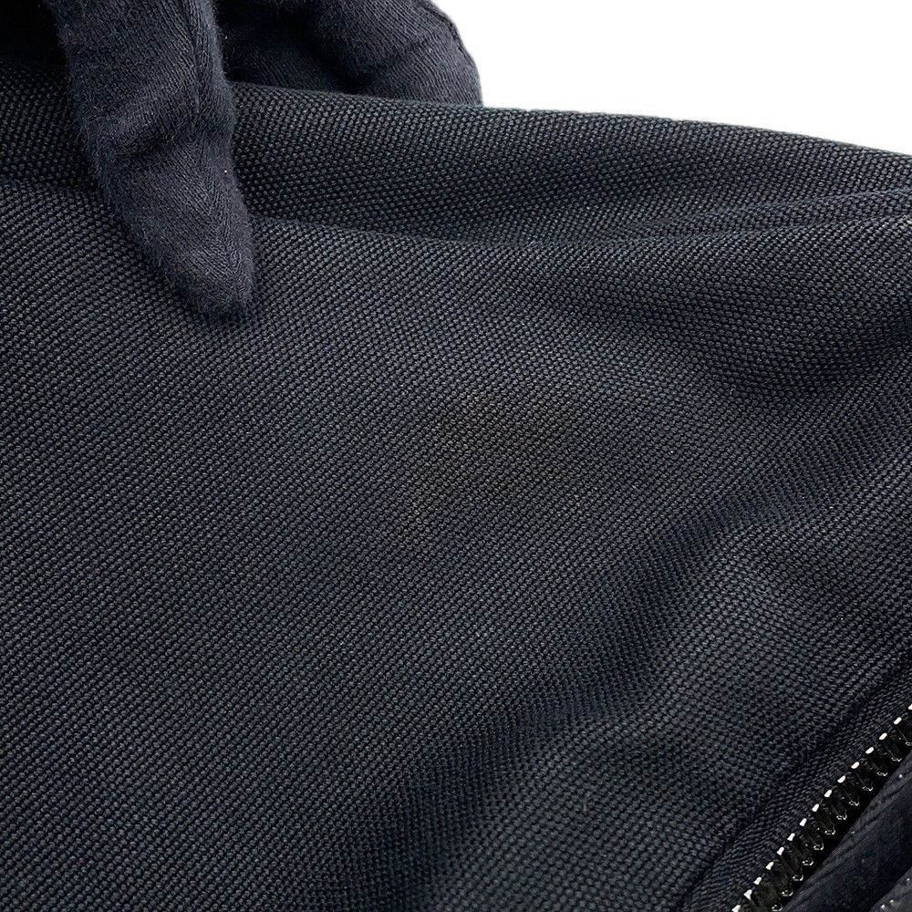 Prada Shoulder Bag Triangle Canvas Black — view 7