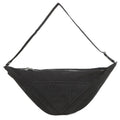 Prada Shoulder Bag Triangle Canvas Black