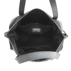 Prada Handbag Triangle Logo Robot Nylon Leather Black 2-Way — view 6