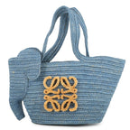 Loewe Handbag Elephant Basket Bag Small Raffia