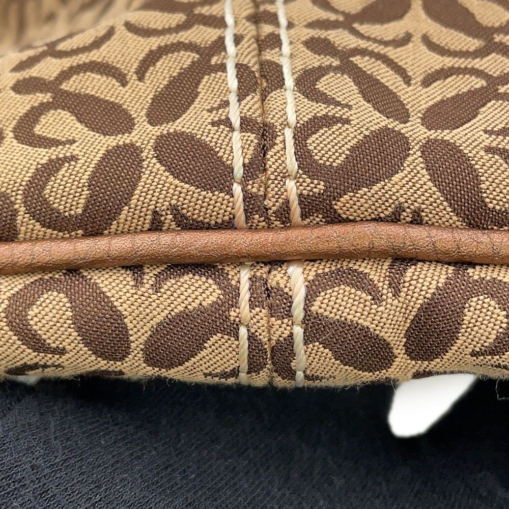 Loewe Handbag New Road Repeat Anagram Shoulder Canvas Leather — view 7