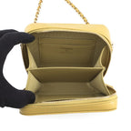 Chanel Chain Shoulder Bag Quilted CC Logo Mini Caviar Leather — view 5