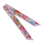 Hermes Scarf Twill a Thousand and One Rabbits Mille Et Un Lapins Silk — view 3