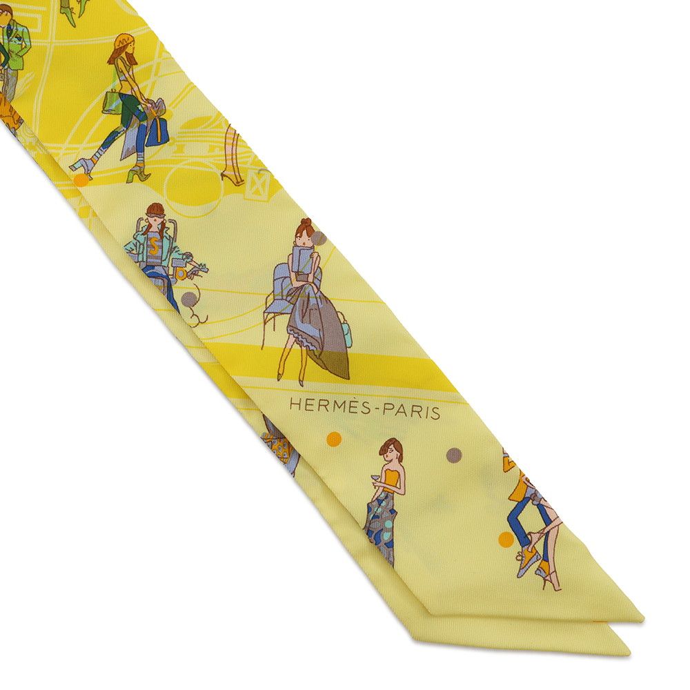 Hermes Scarf Twilly Ex Libris les Parisiennes — view 4