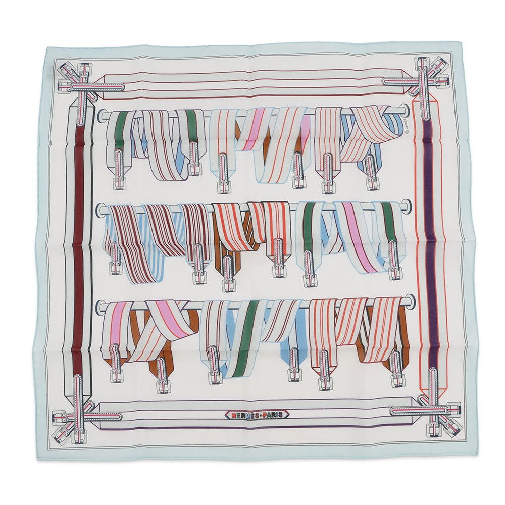 Hermes Handkerchief Sangre en Finesse Cotton