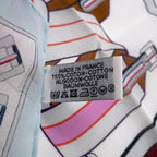 Hermes Handkerchief Sangre en Finesse Cotton — view 4