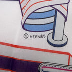 Hermes Handkerchief Sangre en Finesse Cotton — view 3