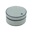 Hermes Pouch Evasion Cotton Marine Silver Case