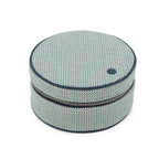 Hermes Pouch Evasion Cotton Marine Silver Case