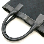 Gucci GG Canvas Tote Leather Black — view 7