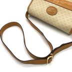 Gucci 001 14 Micro GG Shoulder Bag Leather Brown Vintage — view 6