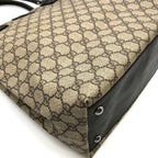 Gucci GG Supreme Tote Leather Beige Brown — view 6
