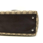 Gucci GG Supreme Tote Leather Beige Brown — view 3