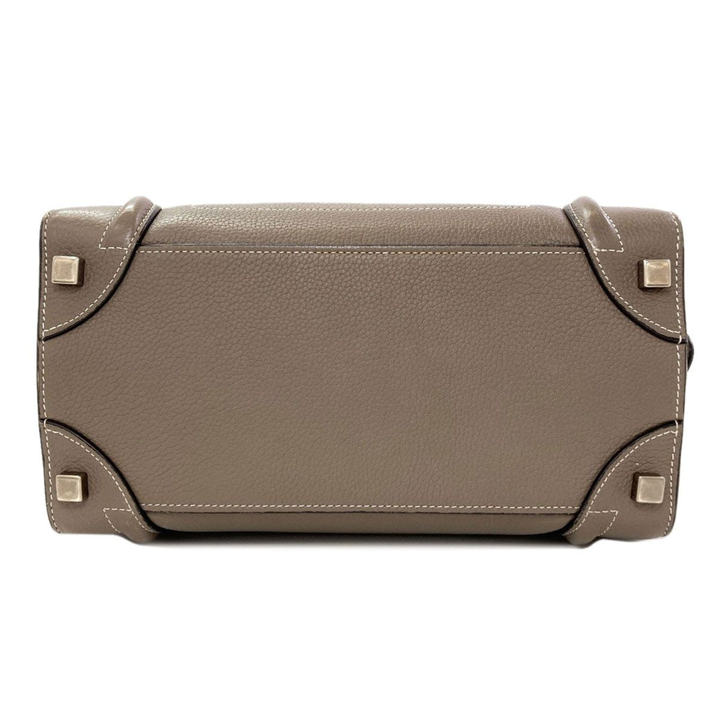 Celine Luggage Micro Handbag Leather — view 4