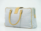Fendi Zucchino Handbag Canvas Blue Bag — view 2