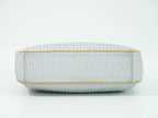 Fendi Zucchino Handbag Canvas Blue Bag — view 3