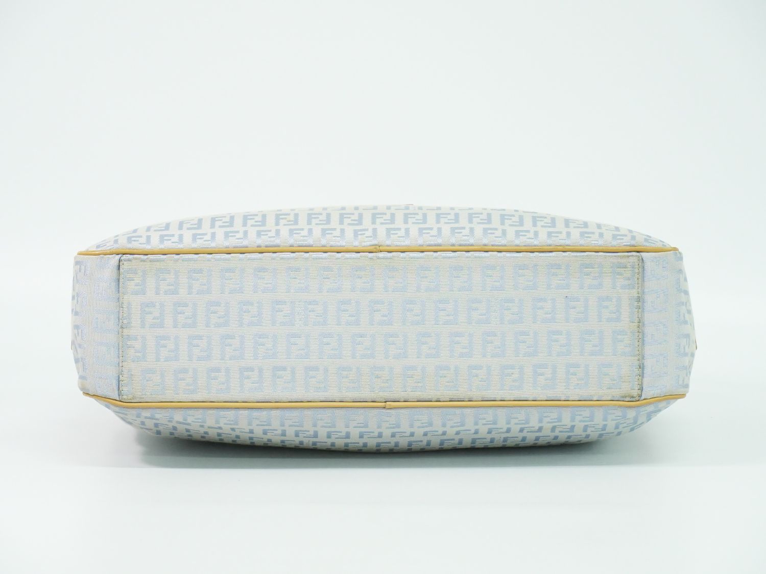 Fendi Zucchino Handbag Canvas Blue Bag — view 3