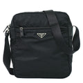 Prada Nylon Shoulder Bag Pochette Black