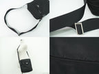 Prada Nylon Shoulder Bag Pochette Black — view 6