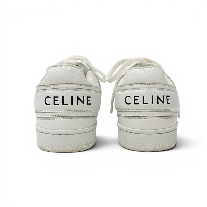 Celine Sneakers Shoes Leather White Logo — view 5