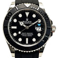 Rolex Yottomar Star 42 Black Automatic White Gold Watch