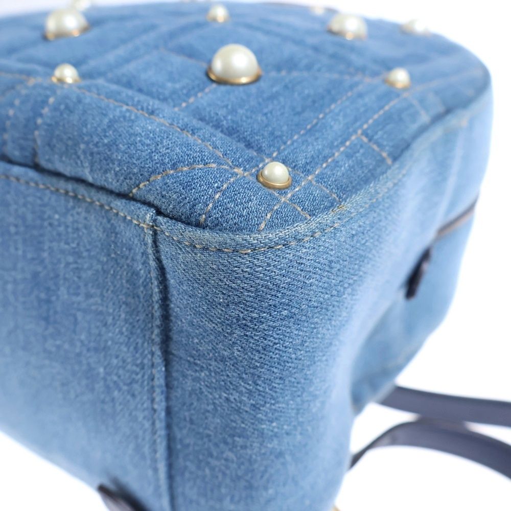 Gucci GG Marmont Denim Backpack Indigo — view 5