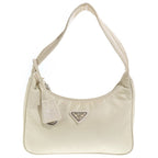 Prada Reedition Nylon Mini Handbag Beige