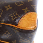 Louis Vuitton Monogram Nile Shoulder Bag Brown Leather Gold — view 6