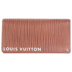 Louis Vuitton Epi XL Portefeuille Brazza Bifold Wallet Card Case Brown Leather