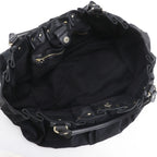 Gucci Studded GG Canvas Black Tote — view 6